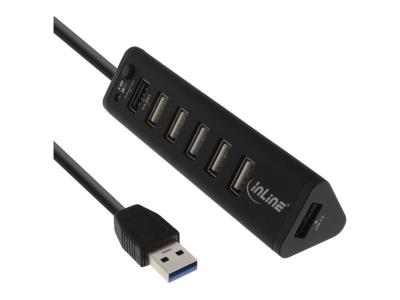 INLINE &reg; smart hub 7 ports usb 3.0 et 2.0 avec port de charge rapide