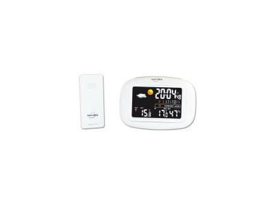 INOVALLEY Sm105 station m&eacute;t&eacute;o avec sonde - sans fil - ecran couleur - blanc