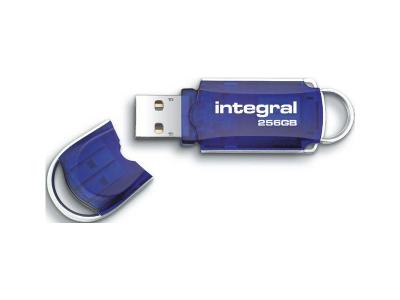 INTEGRAL EUROPE Integral Cl&eacute; USB 256 Go Cl&eacute; USB 2.0 Courier Blue
