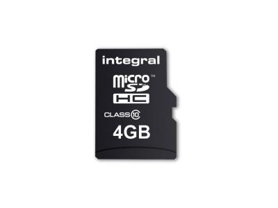 INTEGRAL EUROPE Integral UltimaPro - carte m&eacute;moire flash - 4 Go - microSDHC 