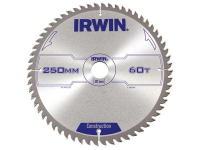 Irwin Construction Lames de scie circulaire 210 x 30 x 2,5 mm 40 dents
