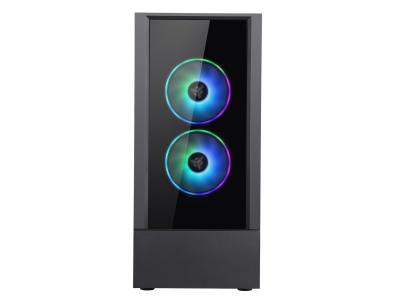ITEK Boitier Moyen Tour Atx  Vertibra Q210 Rgb Avec Panneaux Vitr&eacute;s (n