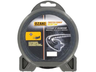 OZAKI Greenstar 3912 Fil nylon h&eacute;lico&iuml;dal  Premium &oslash; 2,4 mm x 15 m