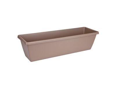 ELHO Jardini&egrave;re rectangulaire Barcelona xl - 80 cm - Taupe  Taupe