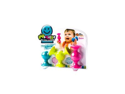 TOMY Jeu d &eacute;veil  pipsquigz 3 ventouses sensorielles 5020891
