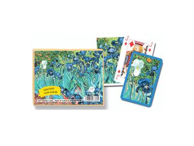 PIATNIK Coffret de 2 jeux de cartes VAN GOGH IRIS  Multicolore