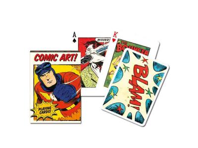 PIATNIK Jeu de 55 cartes VINTAGE COMIC  Multicolore