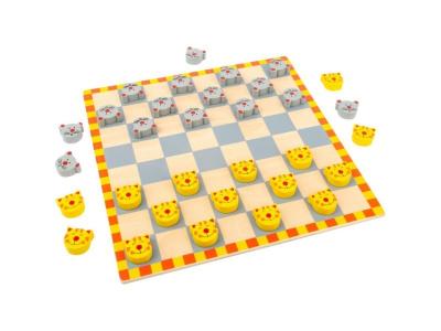 SMALL FOOT  company - 7354 - Jeu De Soci&eacute;t&eacute; Et Dames - Chat Et Souris