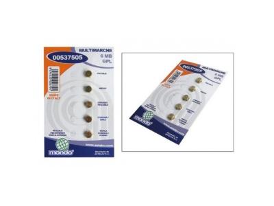 GENERIQUE Jeu D'Injecteurs Butane Universel Diam. 6mm Pas Fin Pour Cuisiniere Divers Marques