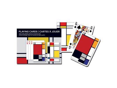 PIATNIK Coffret de 2 jeux de cartes SQUARES  Multicolore