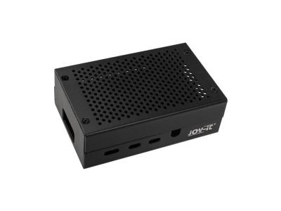 JOY IT Joy-It Aluminium Case for Raspberry Pi 4B - Noir