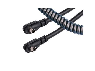 KAISER FOTOTECHNIK Kaiser cable synchro flash spirale 0,65 m - m&acirc;le / m&acirc;le - kai1405 