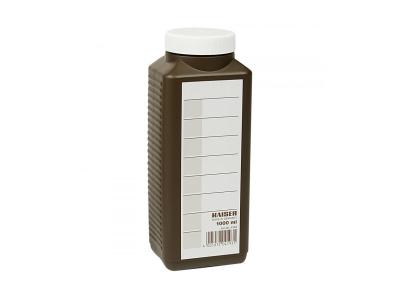 KAISER Bidon  de stockage - Capacit&eacute; 1000 ml - Avec &eacute;tiquette - Marron