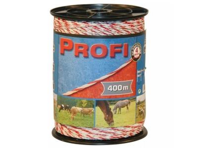 KERBL  Corde pour cl&ocirc;ture &eacute;lectrique Profi PE 400 m 59512