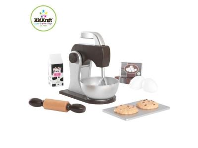 KIDKRAFT  Ensemble de p&acirc;tisserie jouet 10 pi&egrave;ces Marron 63370