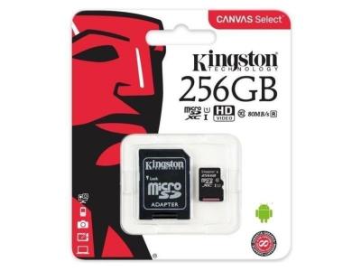 KINGSTON Carte microSDXC  Canvas Select - 256 Go