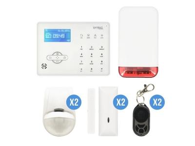 IPROTECT EVOLUTION Kit Alarme GSM 06 avec sir&egrave;ne autonome - 
