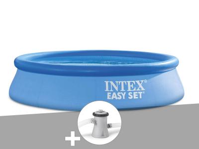 INTEX Kit piscine autoport&eacute;e Easy Set 2,44 x 0,61 m + Epurateur &agrave; cartouche