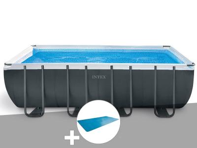 INTEX Kit piscine tubulaire  Ultra XTR Frame rectangulaire 5,49 x 2,74 x 1,32 m + B&acirc;che &agrave; bulles