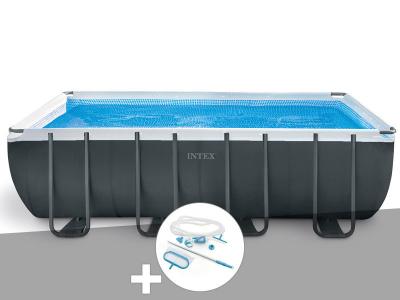 Pack piscine tubulaire Ultra XTR Frame rectangulaire 5,49 x 2,74 x 1,32 m + Kit d'entretien