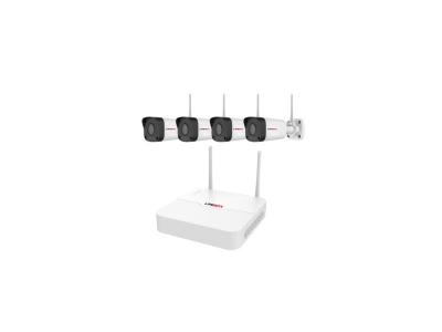 LIFEBOX Kit Vid&eacute;o surveillance sans fil WIFI 4 cam&eacute;ras, disque dur 2T