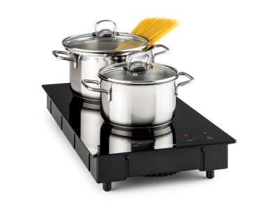 KLARSTEIN Table de cuisson - VariCook Domino - Plaque vitroc&eacute;ramique - 3000W - Minuterie - Tactile - Noir