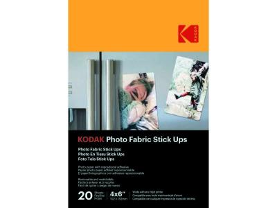 KODAK  - 20 feuilles de papier photo adh&eacute;sif, Format A6 (10x15cm), Impression Jet d'encre - 9891059