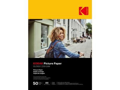 KODAK Papier photo 230g A4 par 50 feuilles en finition Brillant