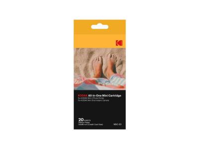 KODAK  KODMC20 Pack de 20 feuilles compatible Mini Shot et imprimante Mini 2