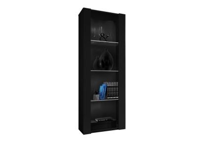 Vitrine Armoire Komodee TIVOLI - sans LED - Noir - 55 x 159 x 35 cm