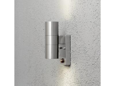KONSTSMIDE Applique murale ext&eacute;rieure avec d&eacute;tecteur de mouvements  Modena 70 W acier inoxydable
