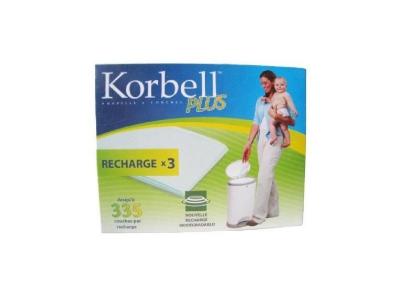 KORBELL  Plus Pack de 3 Recharges 26L
