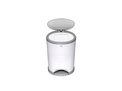 KORBELL Poubelle &agrave; Couches 9L  Mini - Blanc