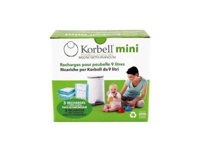 KORBELL  Mini Pack de 3 recharges 9L
