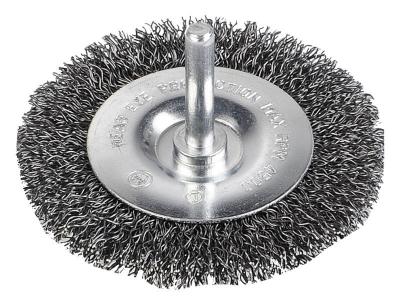 KREATOR Brosse soucoupe acier ondul&eacute;  &Oslash; 75 mm