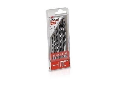 KREATOR  KRT012401 - Juego de 5brocas para hormig&oacute;n