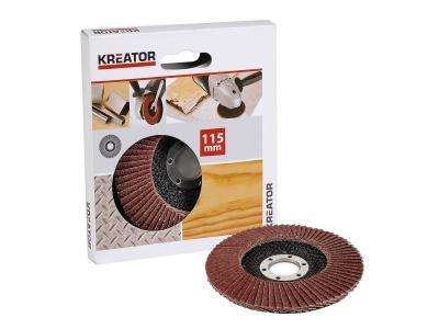 KREATOR  - Disque &Agrave; Lamelle Corindon - Grain 120 - &Oslash; 115 Mm