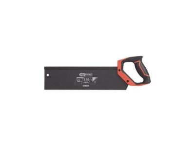 KS TOOLS Scie &agrave; dos travaux de finition 350mm &agrave; poign&eacute;e bi-mati&egrave;re
