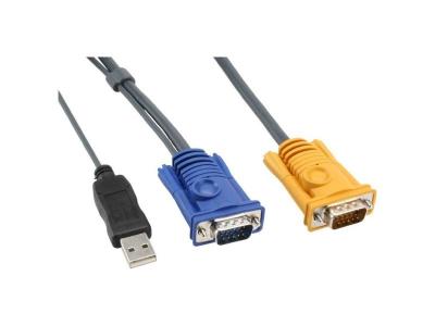 ATEN  2L-5206UP Cordon USB pour CS1208/CS1208AL/CS1216A 6 m Noir