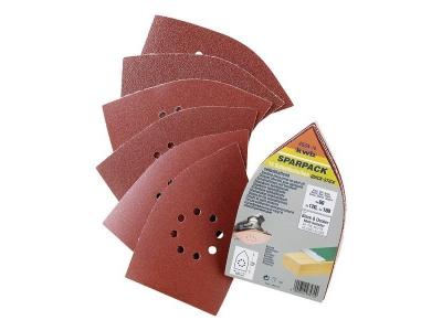 KWB  - 12 patins abrasifs bois et m&eacute;taux ponceuse B&D