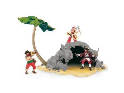 PAPO L'&icirc;le pirate - dim. 29 cm x 33,5 cm x 21 cm