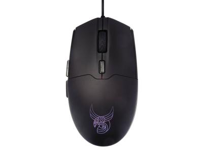 L33T  Gaming - Souris gaming filaire HOFUD - r&eacute;tro&eacute;clair&eacute;e - 3200 DPI - Noir 