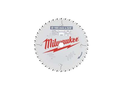 Milwaukee - Lame de scie circulaire bois 165x15.57x1.6 40 dents