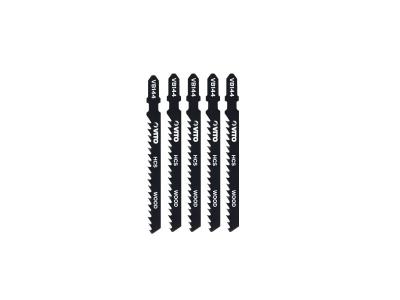 VITO Lot de 5 Lames pour scie sauteuse Special BOIS 100mm  Coupe 5 &agrave; 50mm Embo&icirc;tement Bosch VB144.