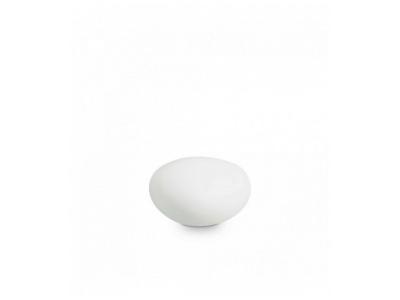 IDEAL LUX  Eclairage ext&eacute;rieur d&eacute;coratif Sasso galet blanc 25 x 18 cm
