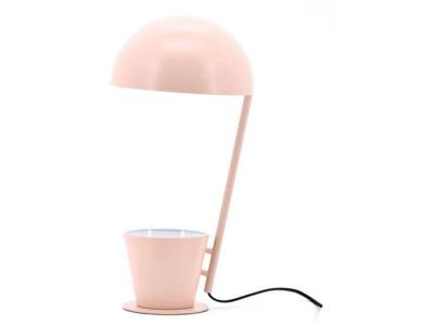 LUSSIOL LIGHTING Lampe en m&eacute;tal rose, h. 40 cm