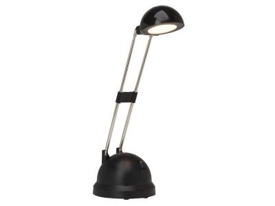 BRILLIANT Lampe de bureau M&eacute;tal et plastique 45 cm KATRINA coloris noir