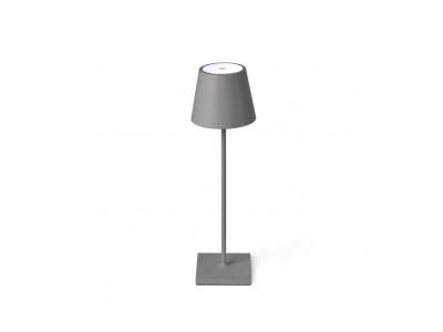 FARO BARCELONA Lampe portable pour ext&eacute;rieur en aluminium gris Toc - 