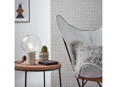 BRILLIANT  Lampes de table Dot blanc
