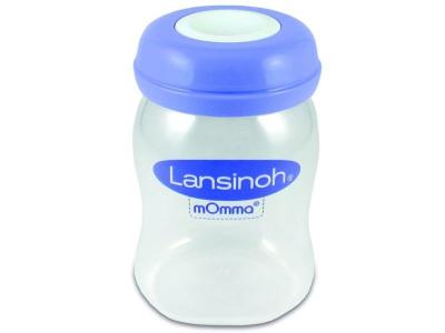 LANSINOH Lot de 4 pots de conservation du lait maternel 